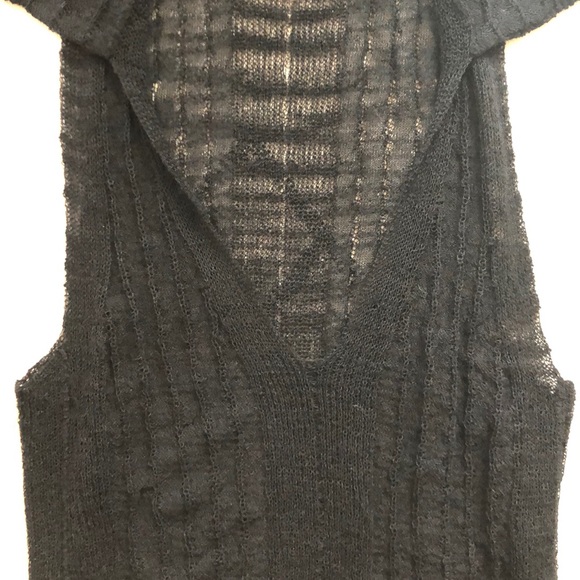 FREE PEOPLE KNIT V NECK TOP GORGEOUS XS - Picture 4 of 4